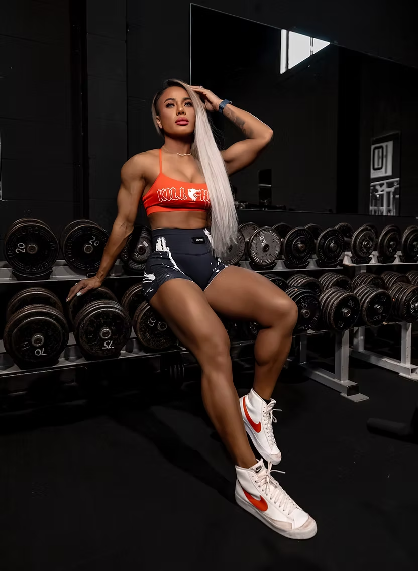 Laila Long in the gym